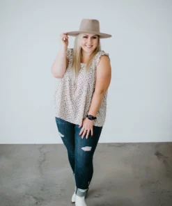 Shiying Fashion Curvy Spring Fling Floral Tank Top