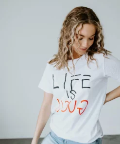 NOBRAND Life Is Grand Graphic Tee Tops 17 NOBRAND Life Is Grand Graphic Tee Tops