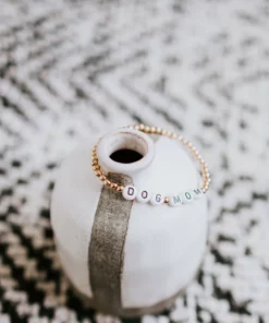 Faire Beaded Lettering Bracelets