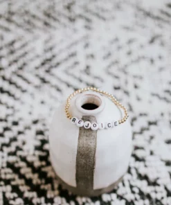 Faire Beaded Lettering Bracelets