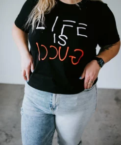 NOBRAND Life Is Grand Graphic Tee Tops 13 NOBRAND Life Is Grand Graphic Tee Tops