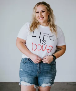 NOBRAND Life Is Grand Graphic Tee Tops 19 NOBRAND Life Is Grand Graphic Tee Tops