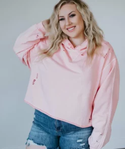 Whitehouse Murphy Distressed Hoodie By Chelsea DeBoer Lily & Lottie