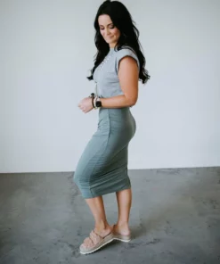 Cherish Brand Allie Padded Muscle Tee Tops