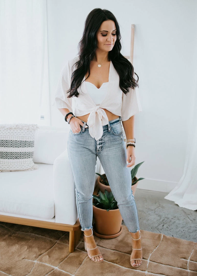 The Free Yoga Well Wishes Striped Top 7 The Free Yoga Well Wishes Striped Top