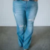 Vibrant M.i.U Curvy Claudia Flare Jean 2 Vibrant M.i.U Curvy Claudia Flare Jean