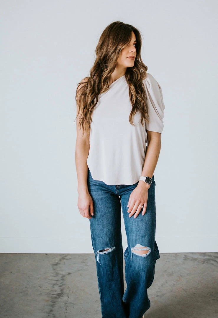 Cherish Tops The Right Puff One Shoulder Top 9 Cherish Tops The Right Puff One Shoulder Top