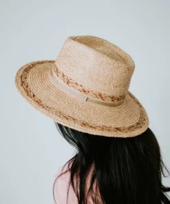 Olive & Pique Eliana Raffia Rancher Hat