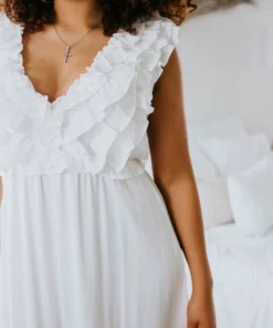 Sweet Lemon Dresses Collins Tiered V-Neck Dress