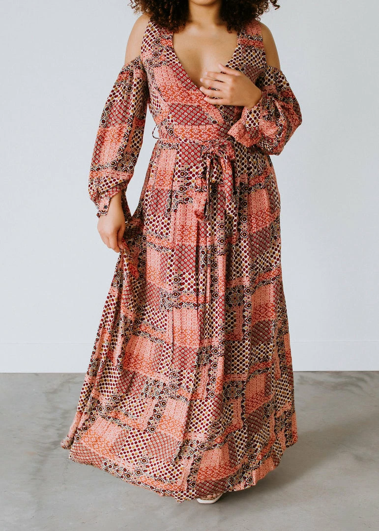 Sweet Lemon Cherise Floral Print Block Dress 5 Sweet Lemon Cherise Floral Print Block Dress