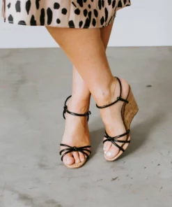 Grace Your Style Hailey Strappy Wedge Sandal Taylor & Olivia's Live Try On