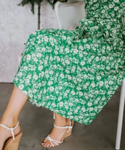 Sweet Lemon Dresses Bright Side Button Down Midi Dress