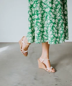 Grace Your Style Hailey Strappy Wedge Sandal Taylor & Olivia's Live Try On