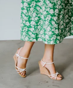 Grace Your Style Hailey Strappy Wedge Sandal Taylor & Olivia's Live Try On