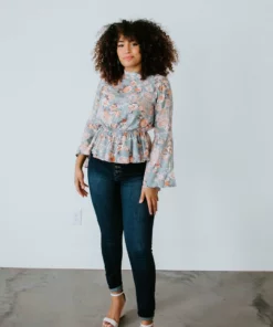 Andree By Unit Penelope High Neck Floral Top