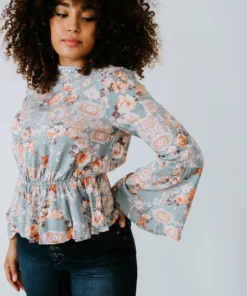 Andree By Unit Penelope High Neck Floral Top