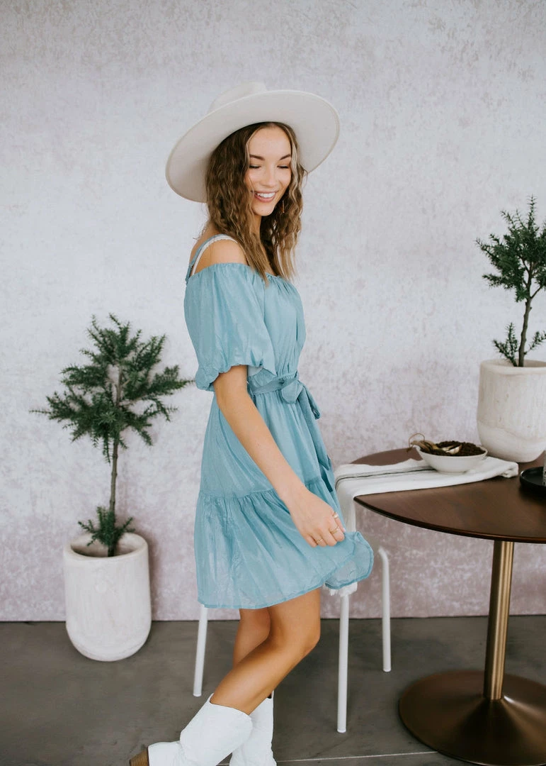 Andree By Unit Aveline Shimmery Flare Dress Dresses 7 Andree By Unit Aveline Shimmery Flare Dress Dresses