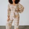 Sweet Lemon Dresses Sandy Paisley Print Jumpsuit