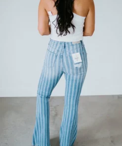 Cello Jeans Raina Striped Flare Jean Bottoms 17 Cello Jeans Raina Striped Flare Jean Bottoms