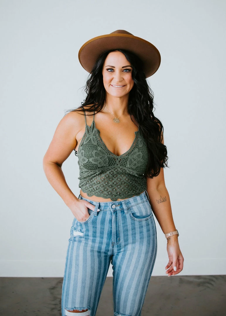 La Miel Tops Jaymes Crochet Lace Crop Tank 4 La Miel Tops Jaymes Crochet Lace Crop Tank