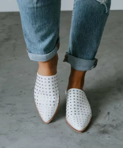 Appleblossom Shawna Studded Mules Shoes