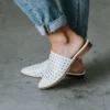 Appleblossom Shawna Studded Mules Shoes