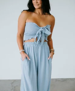 Blue Buttercup Set For Adventure Pant Set Tops