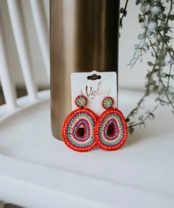 Suzie Q USA Accessories & Gifts Cara Beaded Drop Earrings