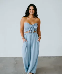 Blue Buttercup Set For Adventure Pant Set Tops