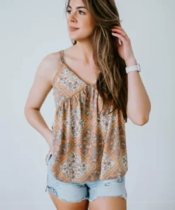 Trend Notes Tops All About Floral Tank Top
