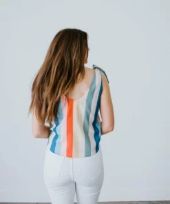 AEMI + CO Tulla Striped Tank Top Tops 10 AEMI + CO Tulla Striped Tank Top Tops