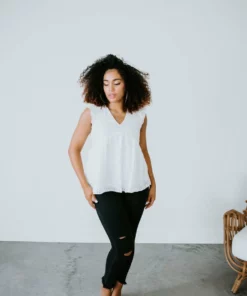 Andree By Unit Gigi Babydoll Top Curvy