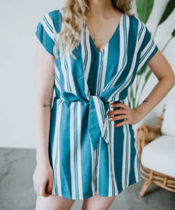 Main Strip Tongue Tied Romper