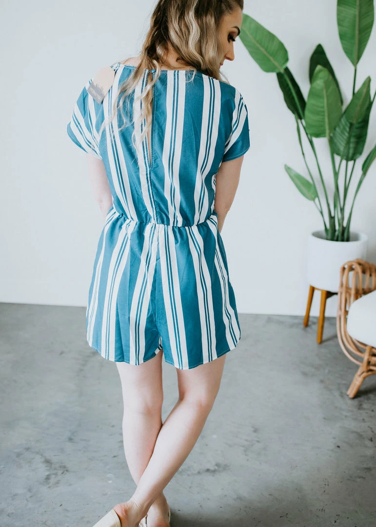 Main Strip Tongue Tied Romper 6 Main Strip Tongue Tied Romper