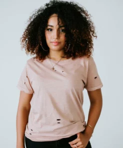 Pandit Traveler Distressed T-Shirt By Chelsea DeBoer Lily & Lottie