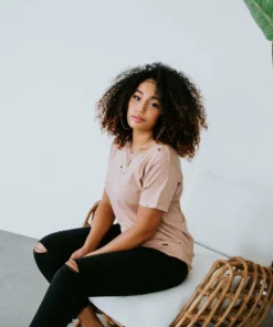 Pandit Traveler Distressed T-Shirt By Chelsea DeBoer Lily & Lottie