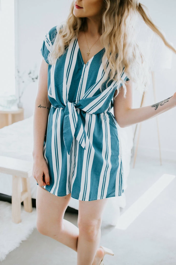 Main Strip Tongue Tied Romper 7 Main Strip Tongue Tied Romper