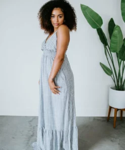 Peach Love Don't Worry Striped Maxi Dress Dresses 9 Peach Love Don't Worry Striped Maxi Dress Dresses