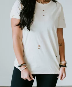 Pandit Traveler Distressed T-Shirt By Chelsea DeBoer Lily & Lottie