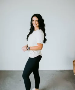 Pandit Traveler Distressed T-Shirt By Chelsea DeBoer Lily & Lottie