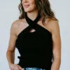 Avvio LA Ozzie Knit Halter Top Tops 1 Avvio LA Ozzie Knit Halter Top Tops