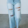 KanCan Skater Wide Leg Jean
