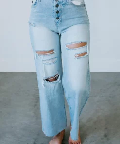 KanCan Skater Wide Leg Jean