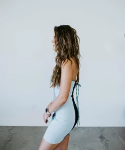 Peach Love Dime Piece Denim Dress