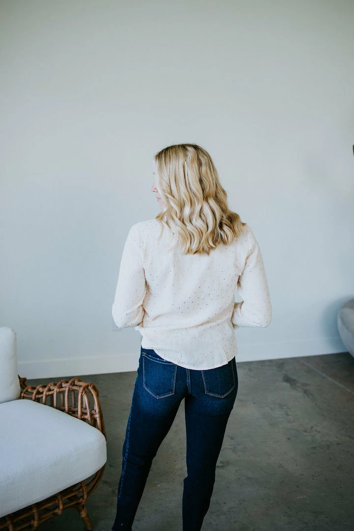 Mystree, Inc. Good As Gold Button Up Top 7 Mystree, Inc. Good As Gold Button Up Top