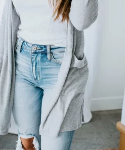 Burgundy Apparel Tops I Chose You Long Cardigan