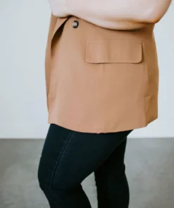 Honeypeach Making Moves Blazer Vest