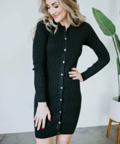 Crescent Cherish Me Ribbed Knit Cardigan Tops