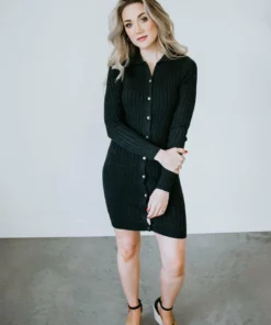 Crescent Cherish Me Ribbed Knit Cardigan Tops