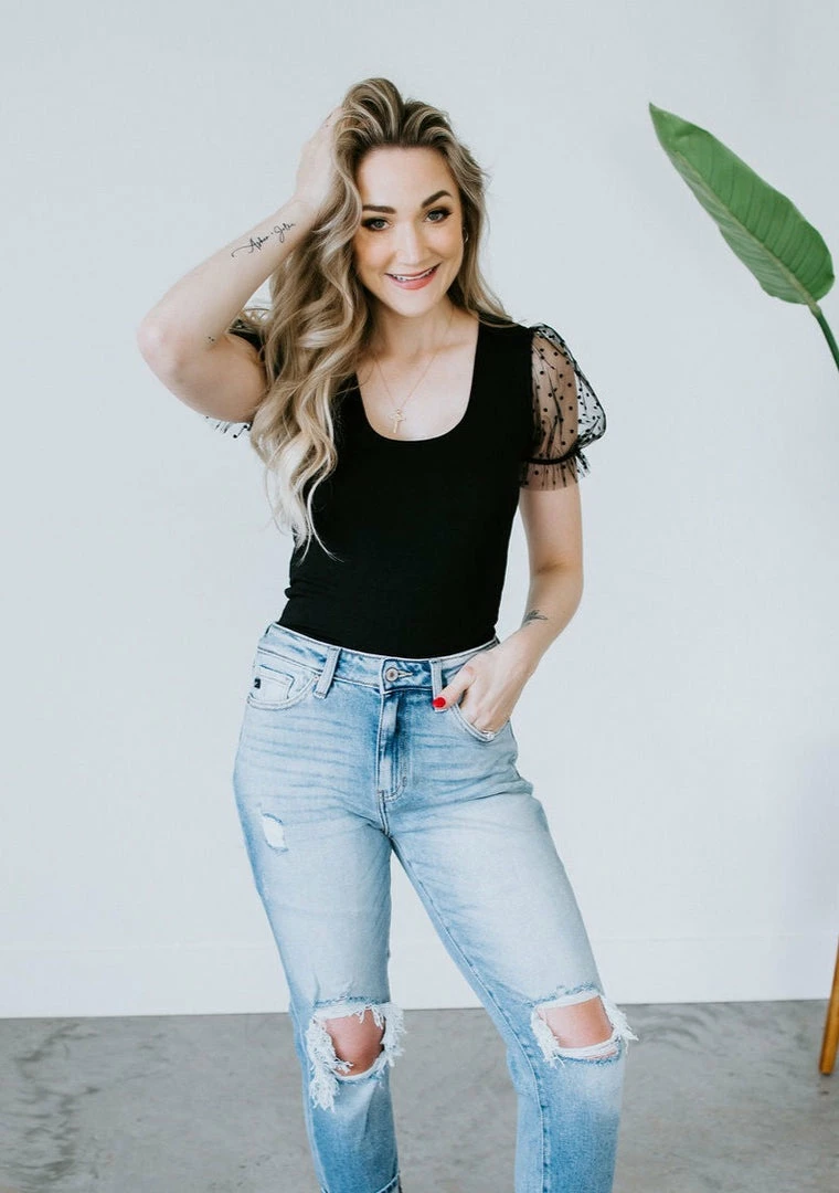 Wasabi + Mint Puff Luck Top Tops 3 Wasabi + Mint Puff Luck Top Tops